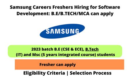 samsung software careers india